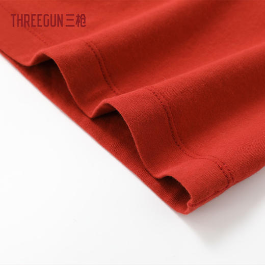 Threegun三枪 吉庆火绒棉圆领男内衣打底衫裤-T20266D02 商品图2