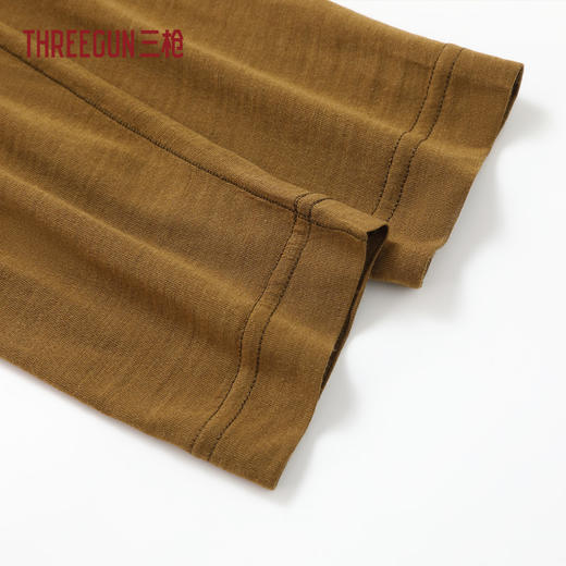 Threegun三枪 羊毛腈纶圆领长袖男内衣-T20254A02 商品图4