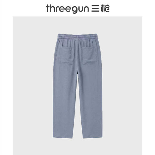 Threegun三枪 休闲女士九分长裤-T60007B01 商品图2