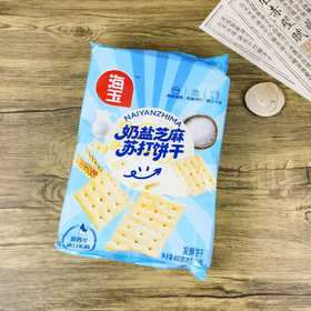 海玉奶盐芝麻苏打饼干400g/袋