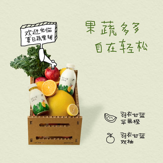 喜茶羽衣甘蓝苹果橙植物果蔬汁饮品350ml*15瓶 商品图5