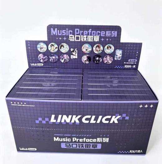 时光代理人 Music Preface系列 马口铁徽章 吧唧 14包/盒 国谷 商品图0