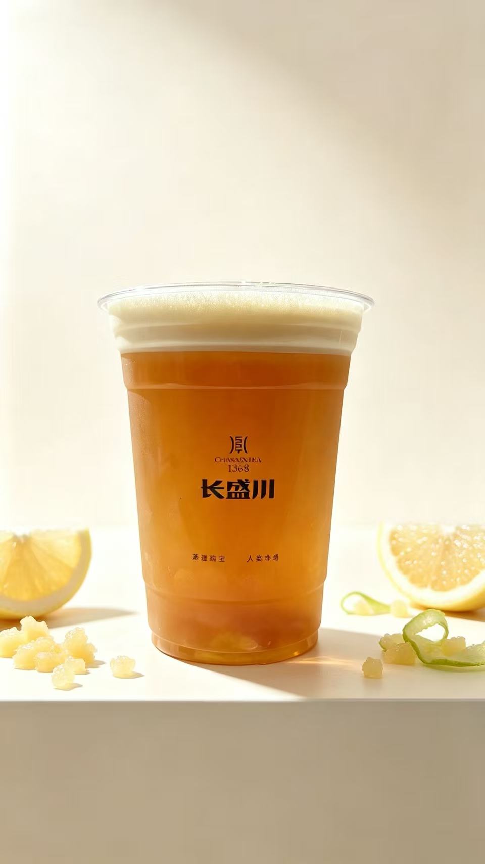 青砖柚子清清茶