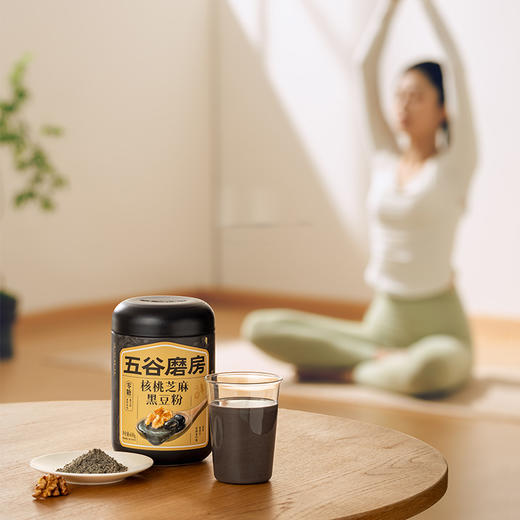 五谷磨房核桃芝麻黑豆粉600g（无糖款） 商品图1