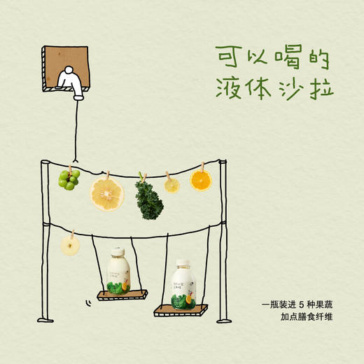 喜茶羽衣甘蓝苹果橙植物果蔬汁饮品350ml*15瓶 商品图1