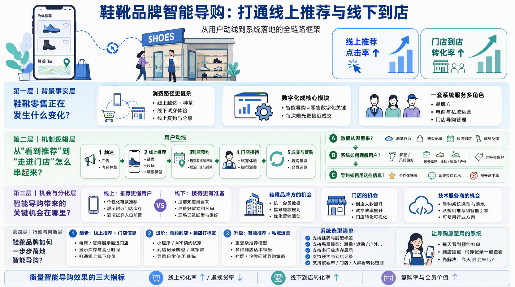 一、鞋靴品牌智能导购怎么做?先搭清整体流程