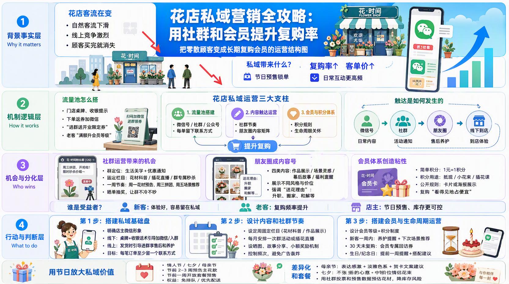 花店私域营销怎么做?先搭建自己的流量池