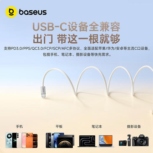 【新品爆款】倍思 磁吸快充数据线USB-C to USB-C 60W  商品图4