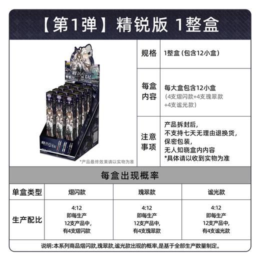 卡游 明日方舟 中性笔 精锐版 12只/盒 盲盒 商品图0