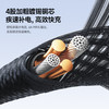 【新品爆款】倍思 腾速编织系列 一拖三快充充电线USB-C to C+C+L 100W 1.5m 商品缩略图3