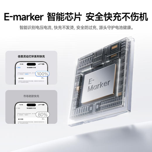 【新品爆款】灵动灯环快充数据线 USB-C to USB-C 240W 1.2m 商品图10