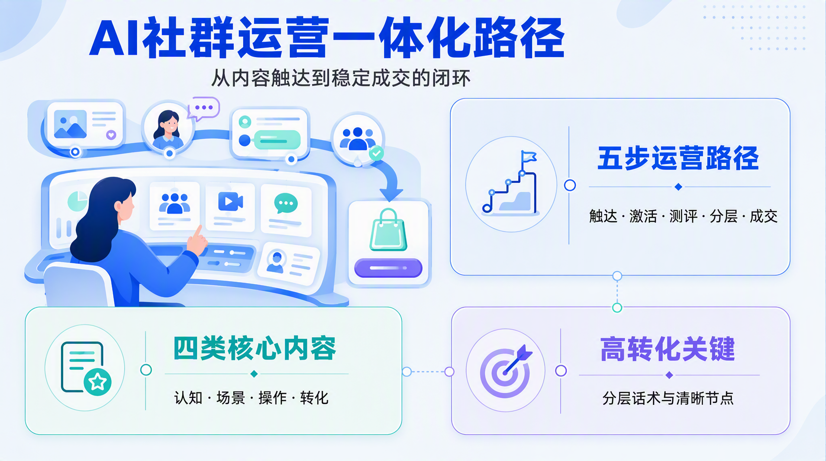 搭建AI社群运营矩阵,从哪些模块入手?