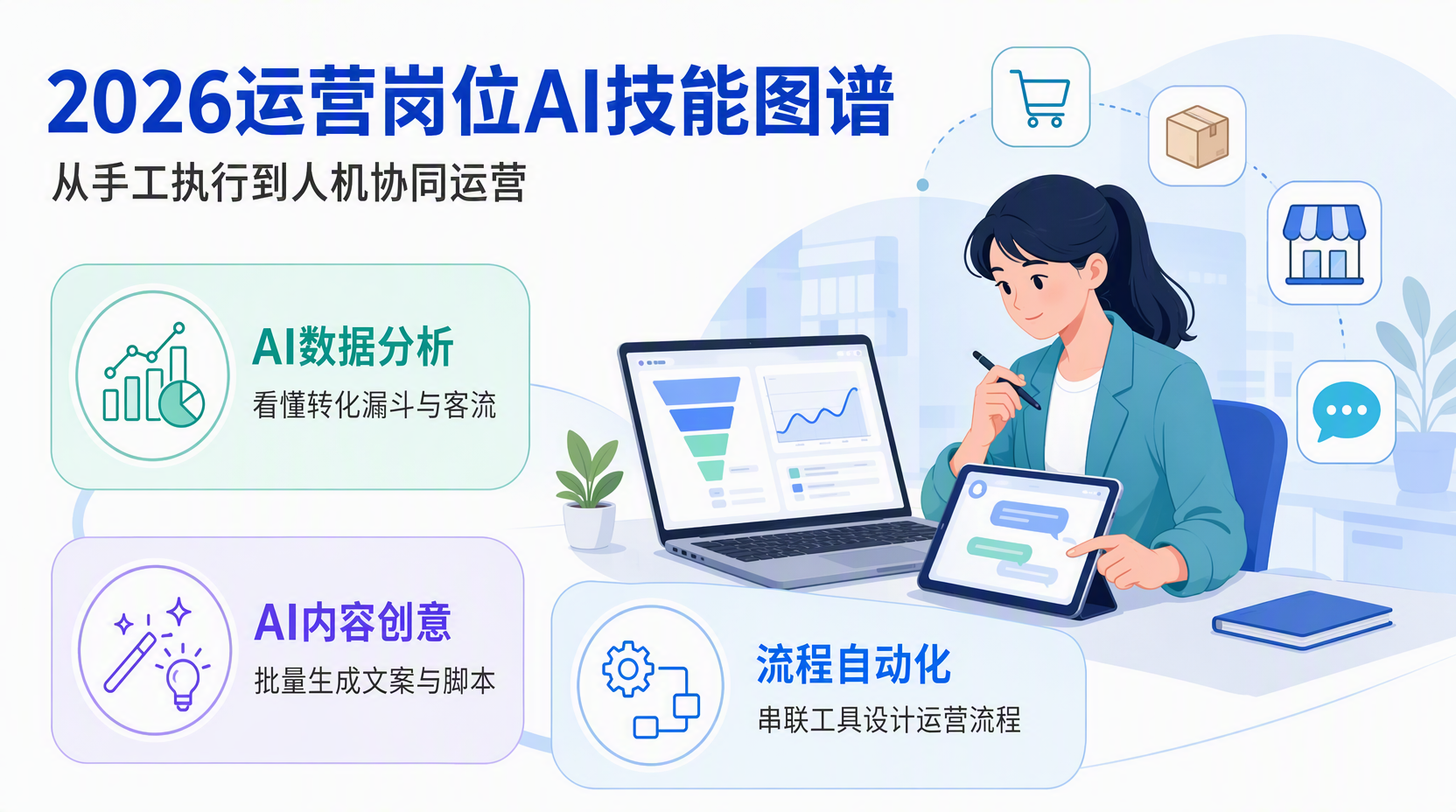 2026年AI运营技能趋势:运营岗位要会什么?