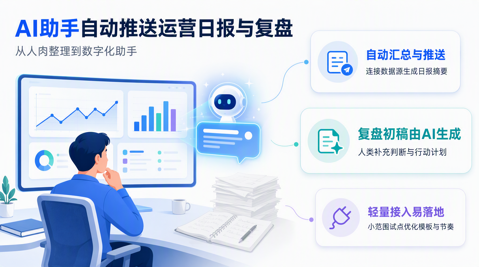 主动式AI助手在运营团队中的应用有哪些场景?
