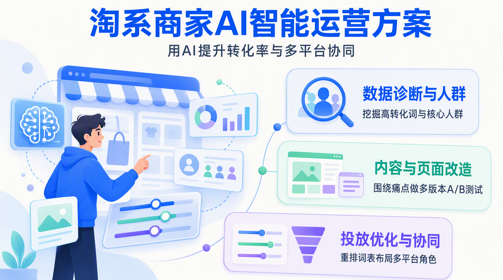 淘系商家AI智能运营实战方案怎么搭建?