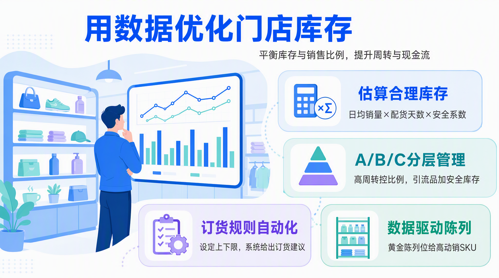 零售门店库存与销售比例怎么优化?