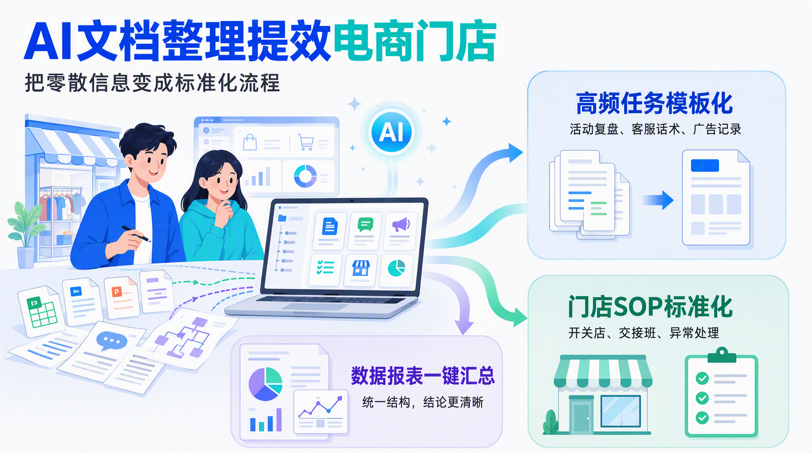 AI文档整理在电商中的应用要从哪里下手?