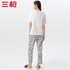 Threegun三枪 【舒感棉】莫奈联名款圆领短袖长裤女士家居套家居服-82082D011 商品缩略图2