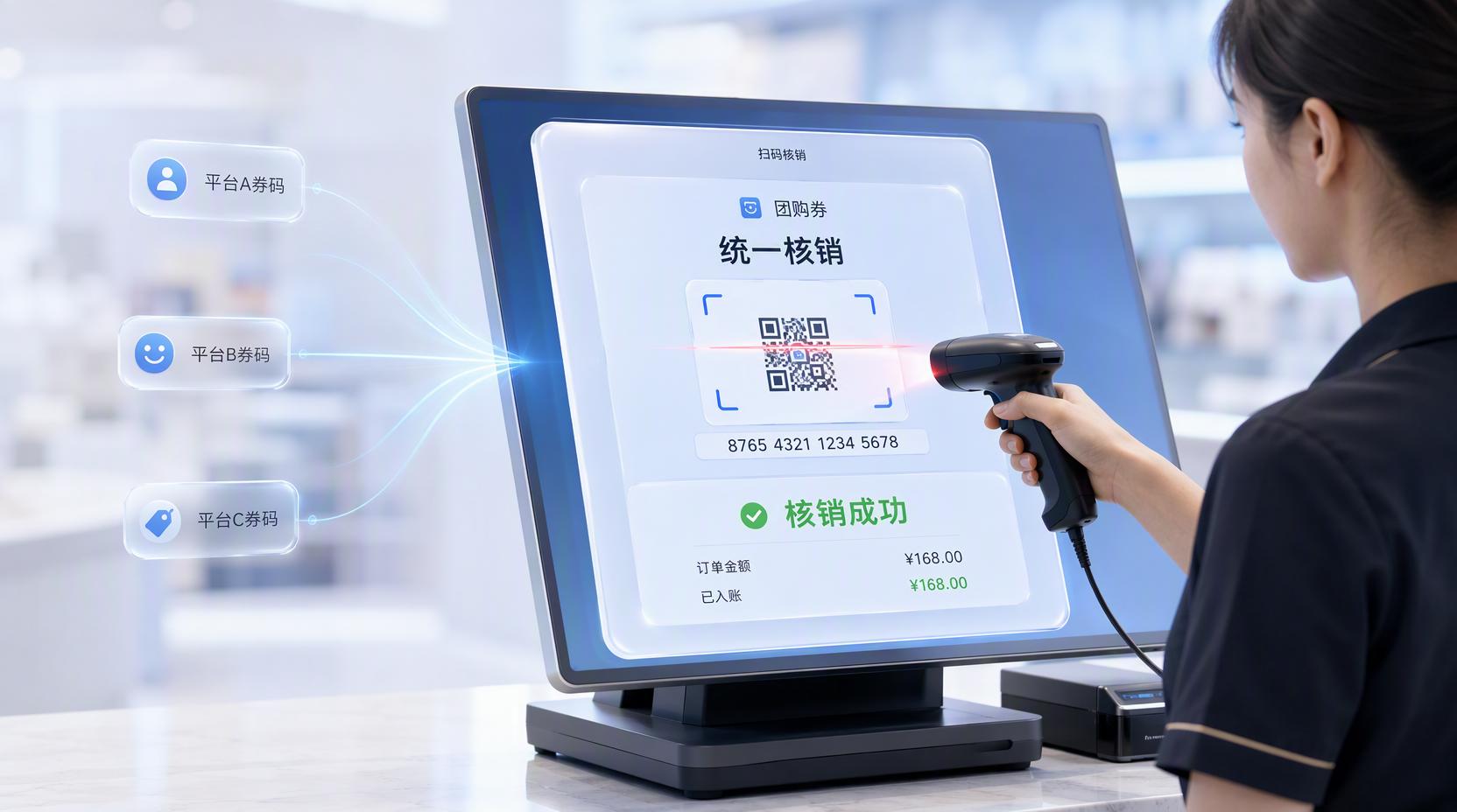 多平台团购统一核销 - 打通多平台团购券,让到店核销更顺畅