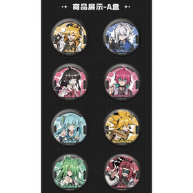 凹凸世界 元力音浪系列 发声徽章 吧唧 A盒 8包/盒 国谷