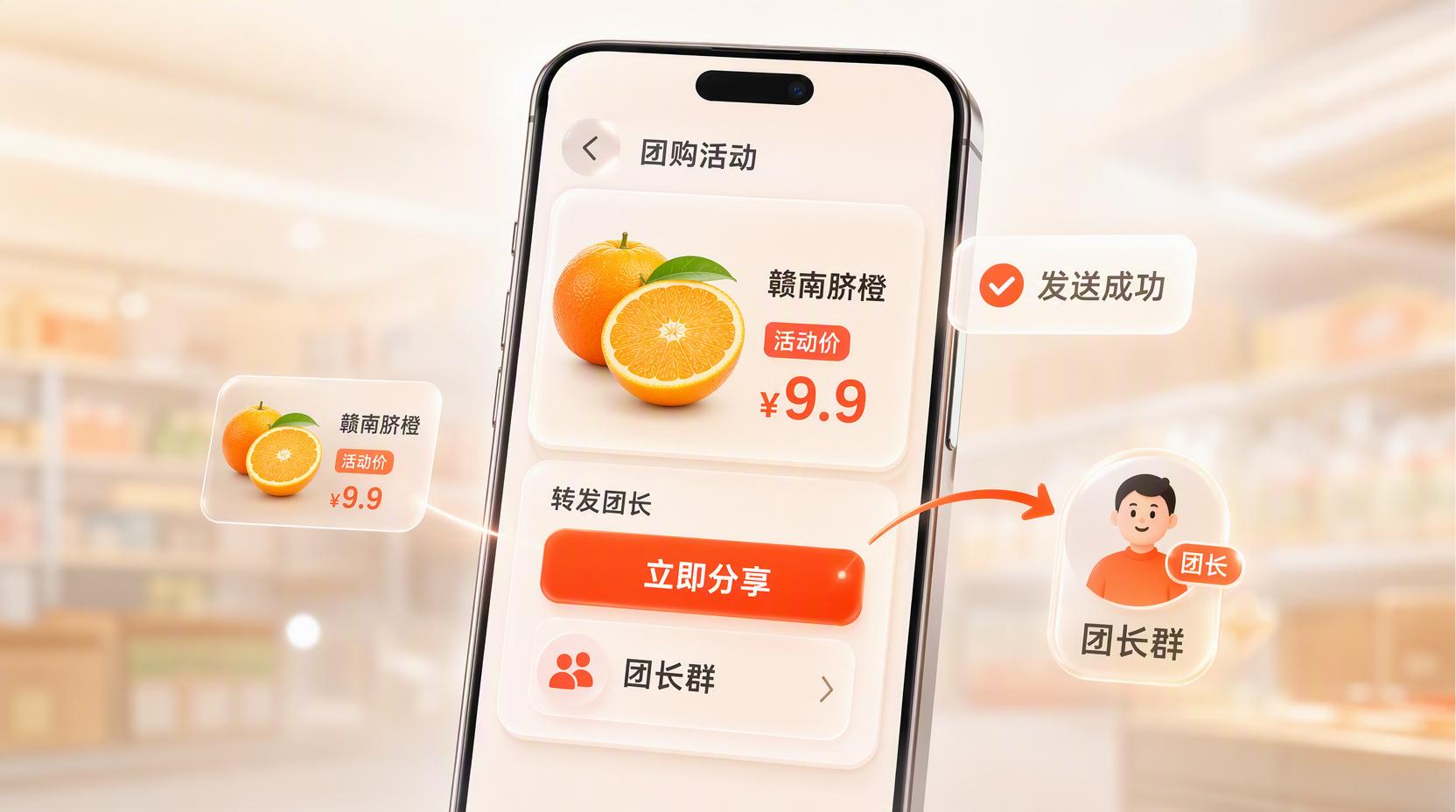 社群团购商城 - 团长带货与订单管理,让本地团购成交跑起来