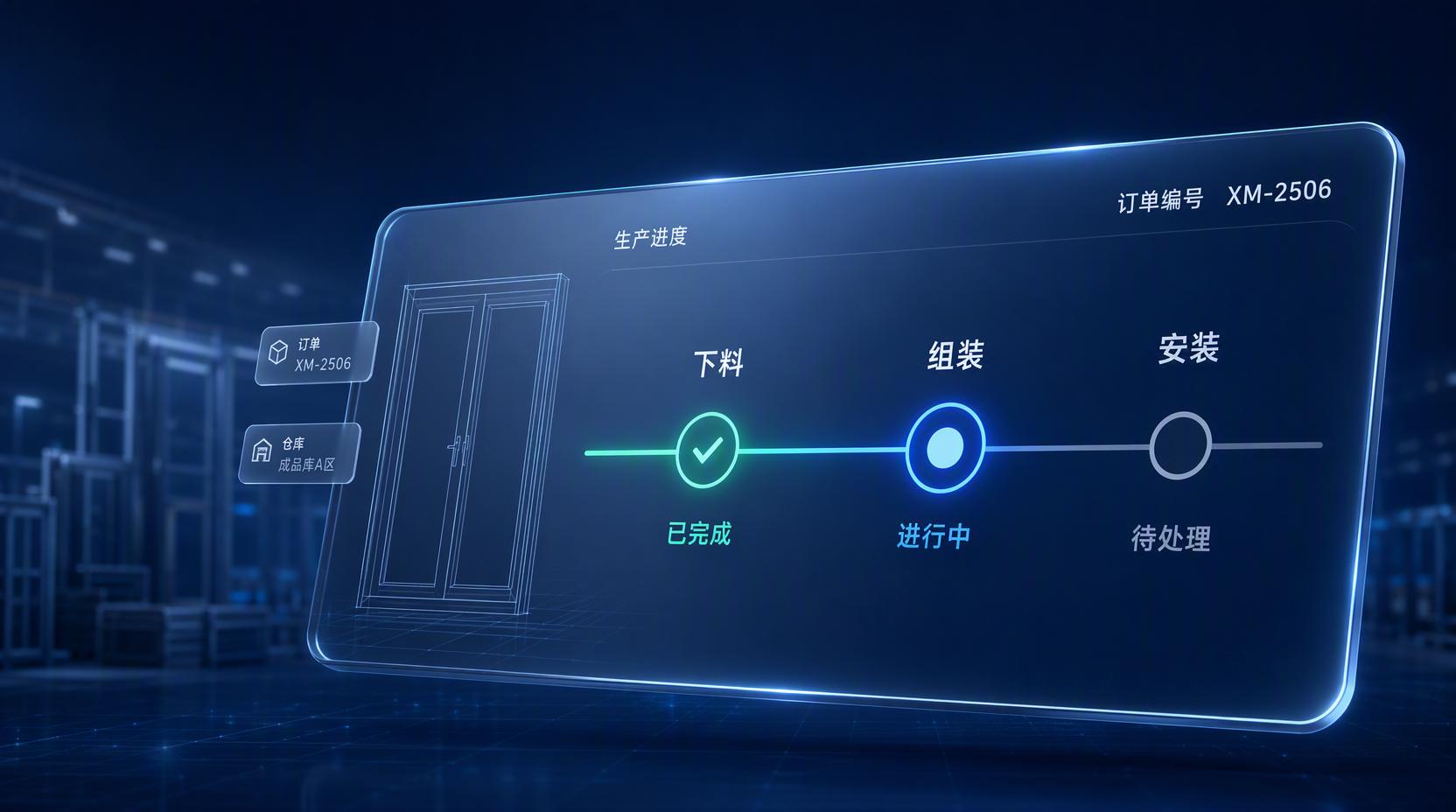 门窗行业erp系统 - 打通门窗订单生产库存,让交付进度更可控