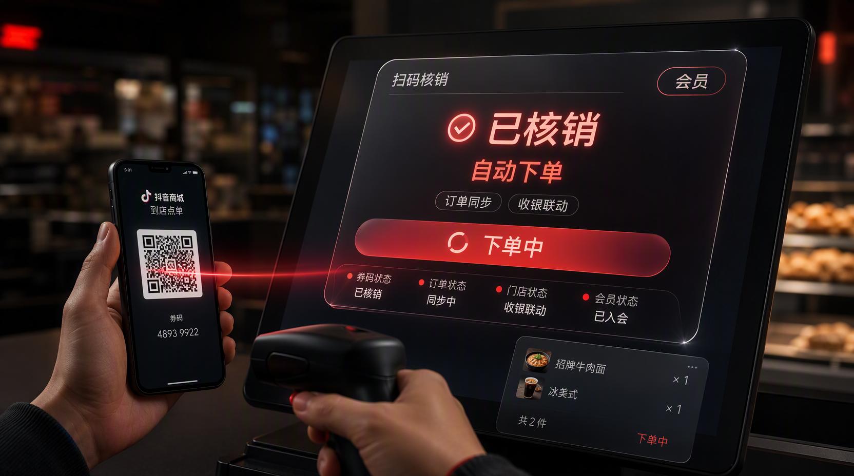 抖音商城小程序 - 盘活抖音内点单客流,让到店转化更顺畅