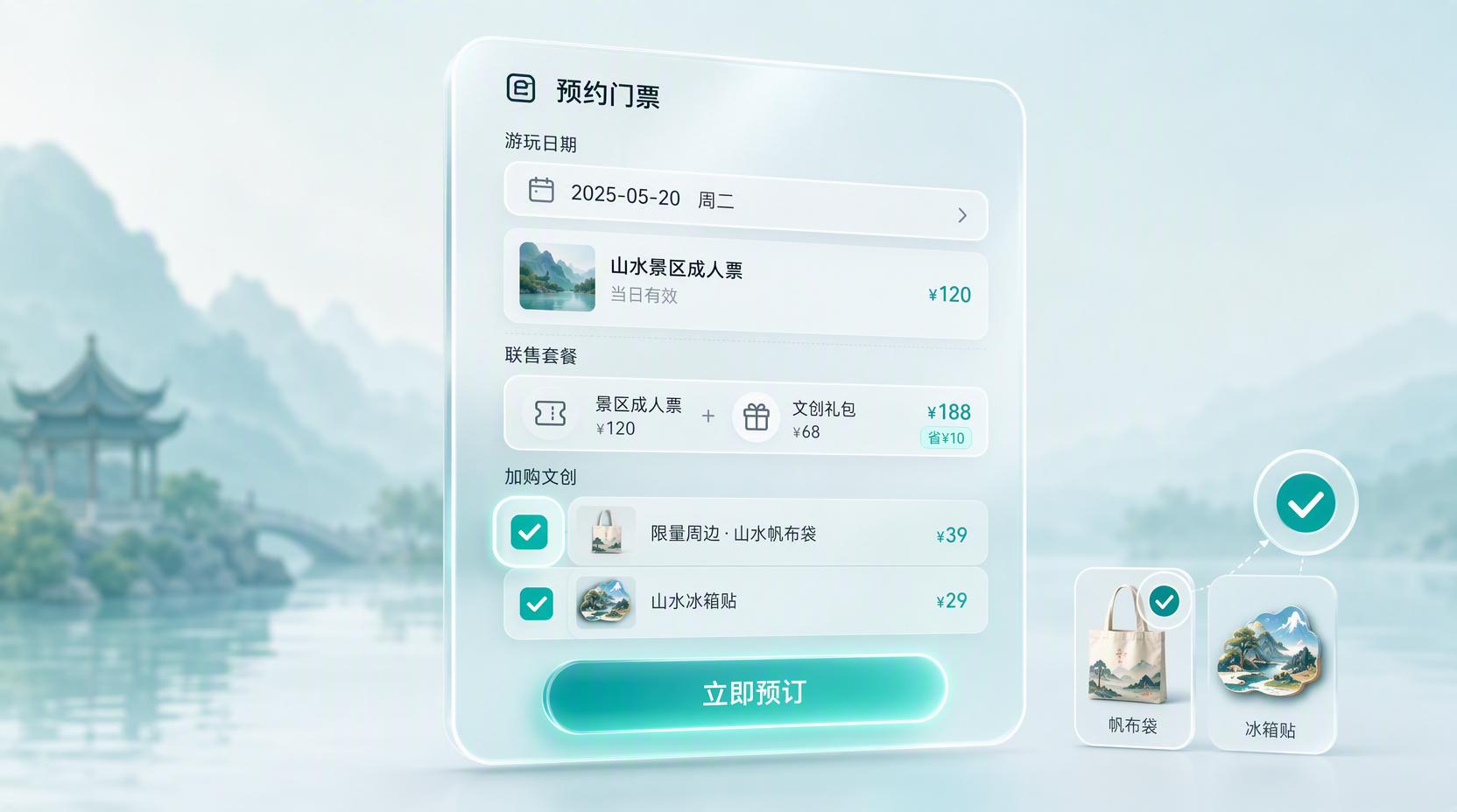 文旅商城设计 - 盘活门票与文创订单,让游客复购增长跑起来
