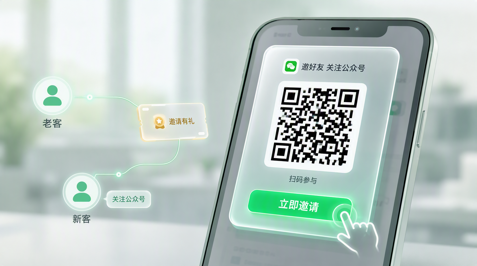 公众号裂变涨粉神器 - 拉动老客转介绍，让公众号新粉持续涌入