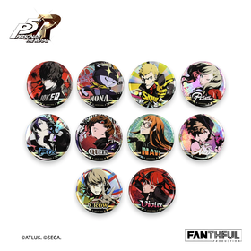 FANTHFUL 女神异闻录5皇家版 P5R 马口铁徽章 吧唧 10包/盒 国谷