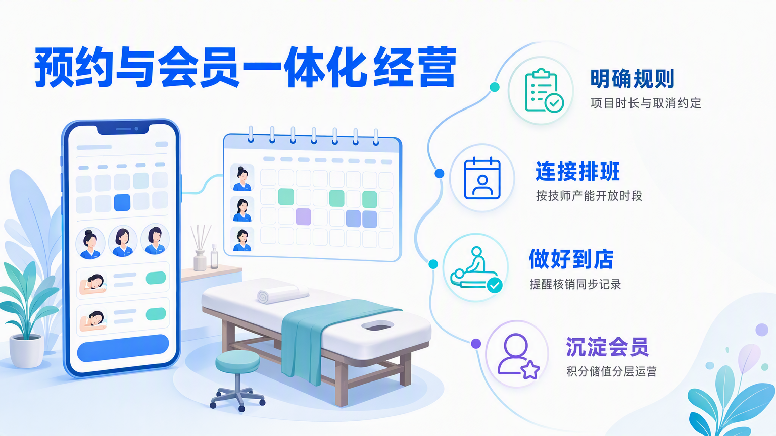 按摩店预约系统怎么做?有赞门店预约与会员管理