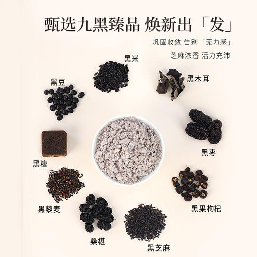 正安九黑藕粉300g（15g×20袋）【秒杀】【有效期26年11月29日】养生党必入以黑养黑以白滋润脾肾同养 好吃不涨肚 商品图1