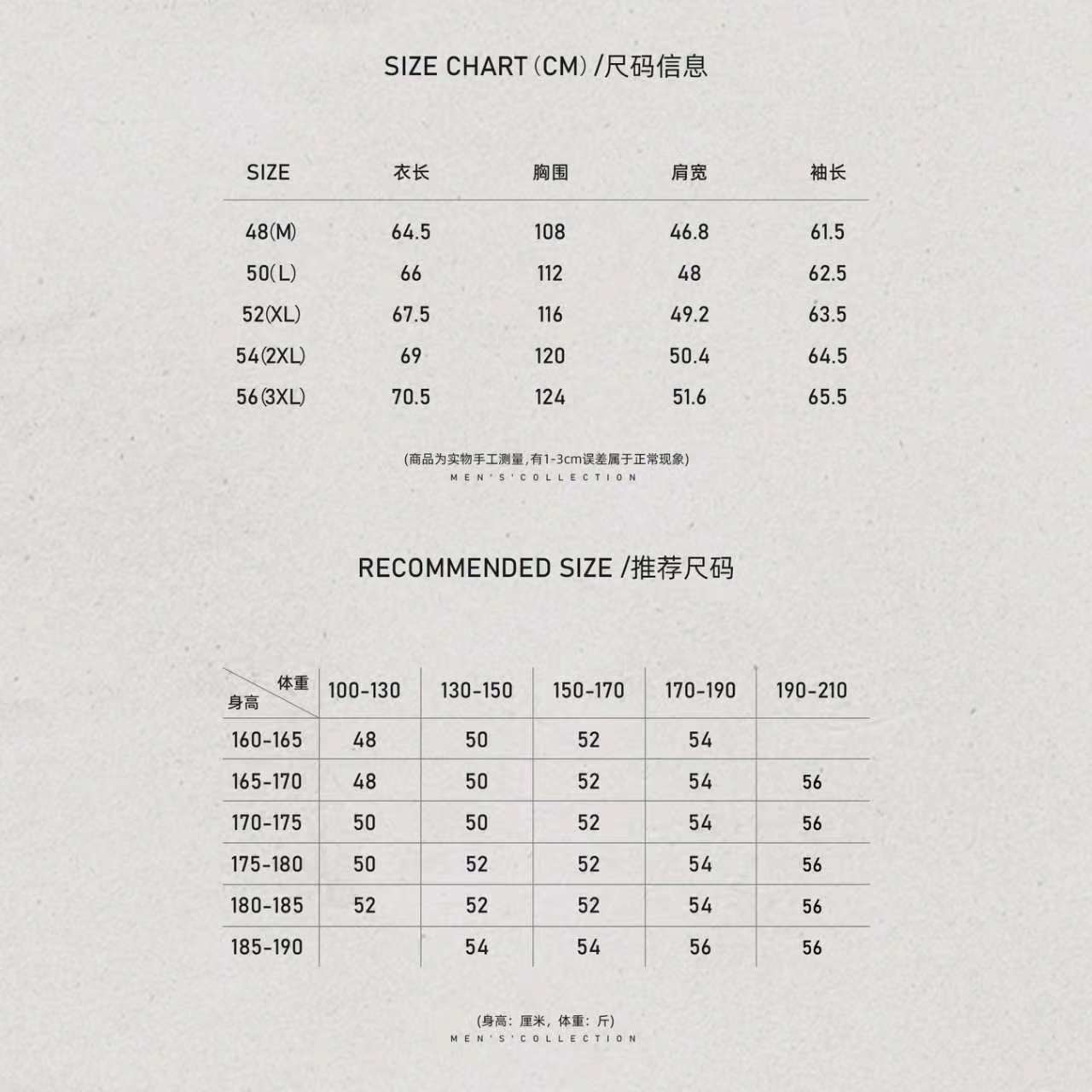 男装「Biker」100牛皮革沉黑肌理皮衣LL‑WLPY00102 D9商品图3