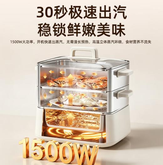 千喻双层多功能电蒸锅QYC027 商品图3