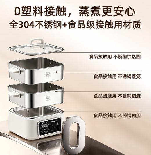 千喻双层多功能电蒸锅QYC027 商品图2