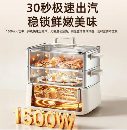 千喻双层多功能电蒸锅QYC027 商品图4