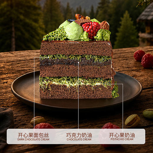 【迪拜巧克力】全网超人气迪拜风味 开心果慕斯夹心蛋糕 商品图2