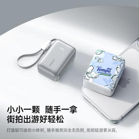 【员工专享】【新品推荐】倍思 PicoGo AR11 伸缩线移动电源 双C版 20000mAh 45W
