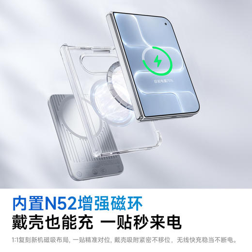 娄艺潇同款 | 倍思 水晶系列 保护壳 后屏款 for iP Ultra 透明 商品图5