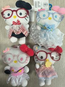 Hello kitty 凯蒂猫 花裙KT猫4寸钥匙扣 毛绒挂件