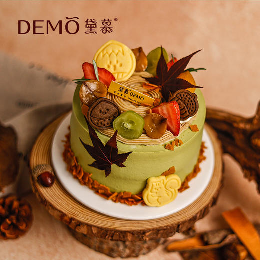 枫叶秋叙・抹茶生巧栗子奶油蛋糕 | Maple Autumn Tale 商品图0