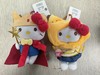 Hello kitty 凯蒂猫 香蕉国王KT猫4寸钥匙扣 毛绒挂件 商品缩略图0