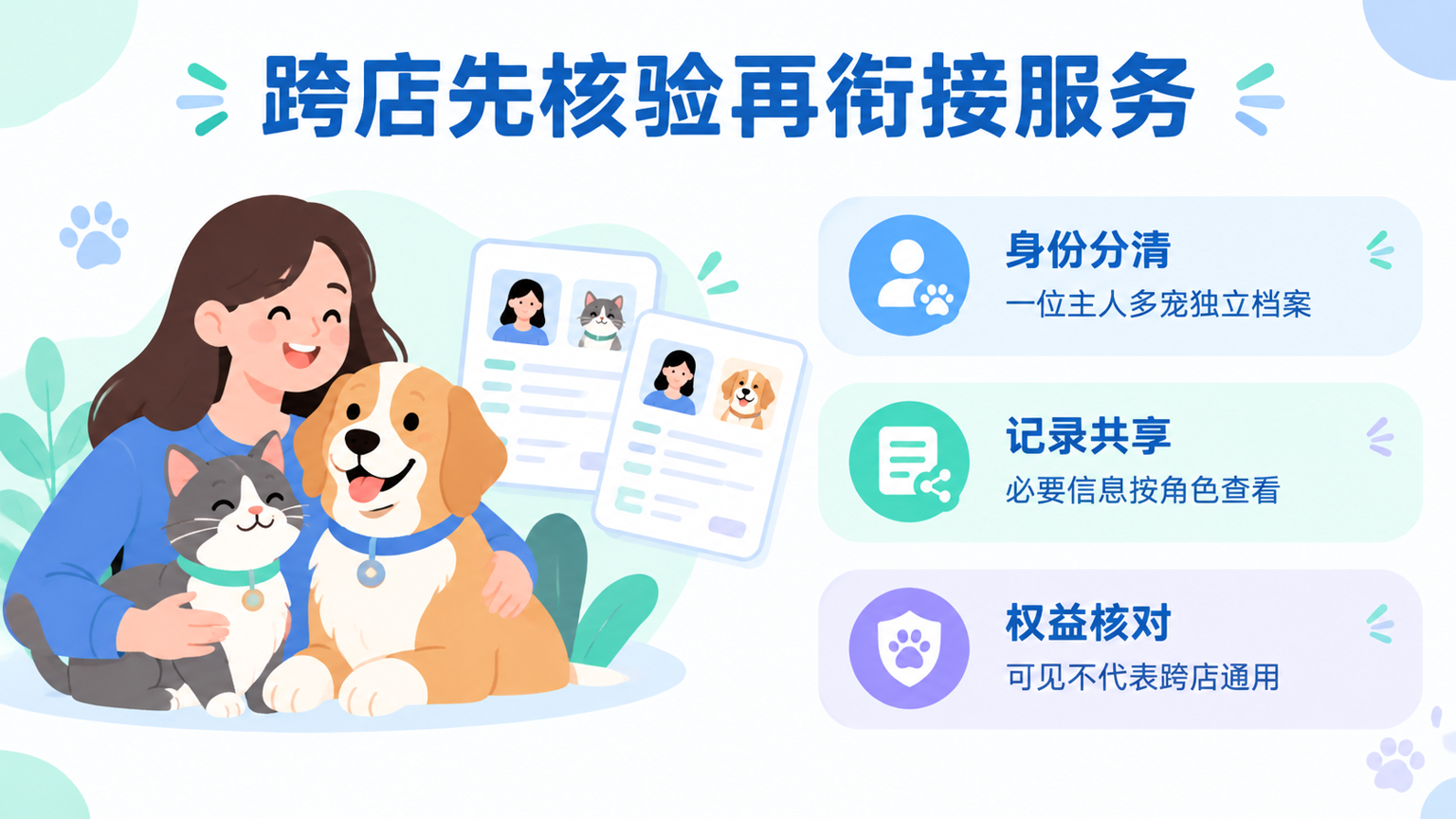 连锁宠物店如何统一会员管理?跨店识别与服务记录共享