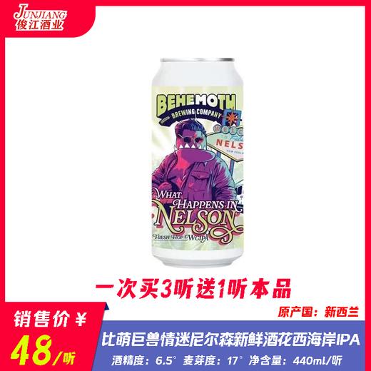 比萌巨兽情迷尼尔森新鲜酒花西海岸IPA 酒精度：6.5° 麦芽度：17° 商品图0