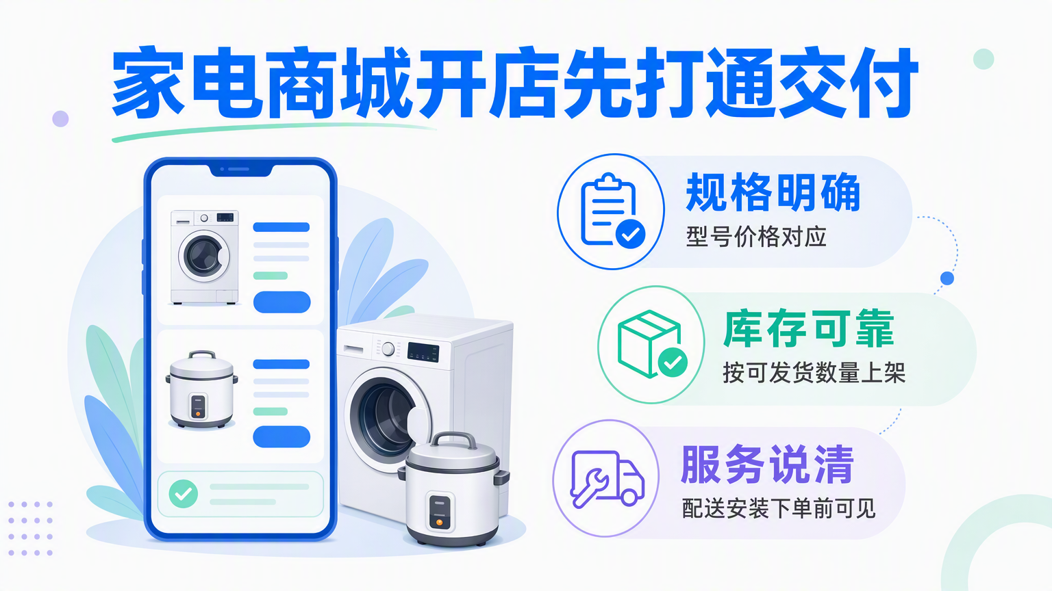 家电小程序商城怎么开通?开店流程与商品管理配置方法
