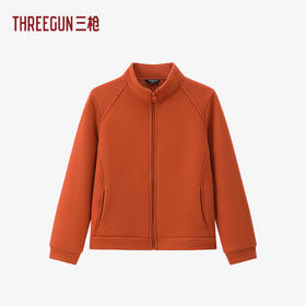 Threegun三枪 牛奶绒立领开襟女衫-T80200A01