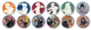 火影忍者 殊途同影系列徽章 吧唧 全12种 10包/盒 国谷 商品缩略图0