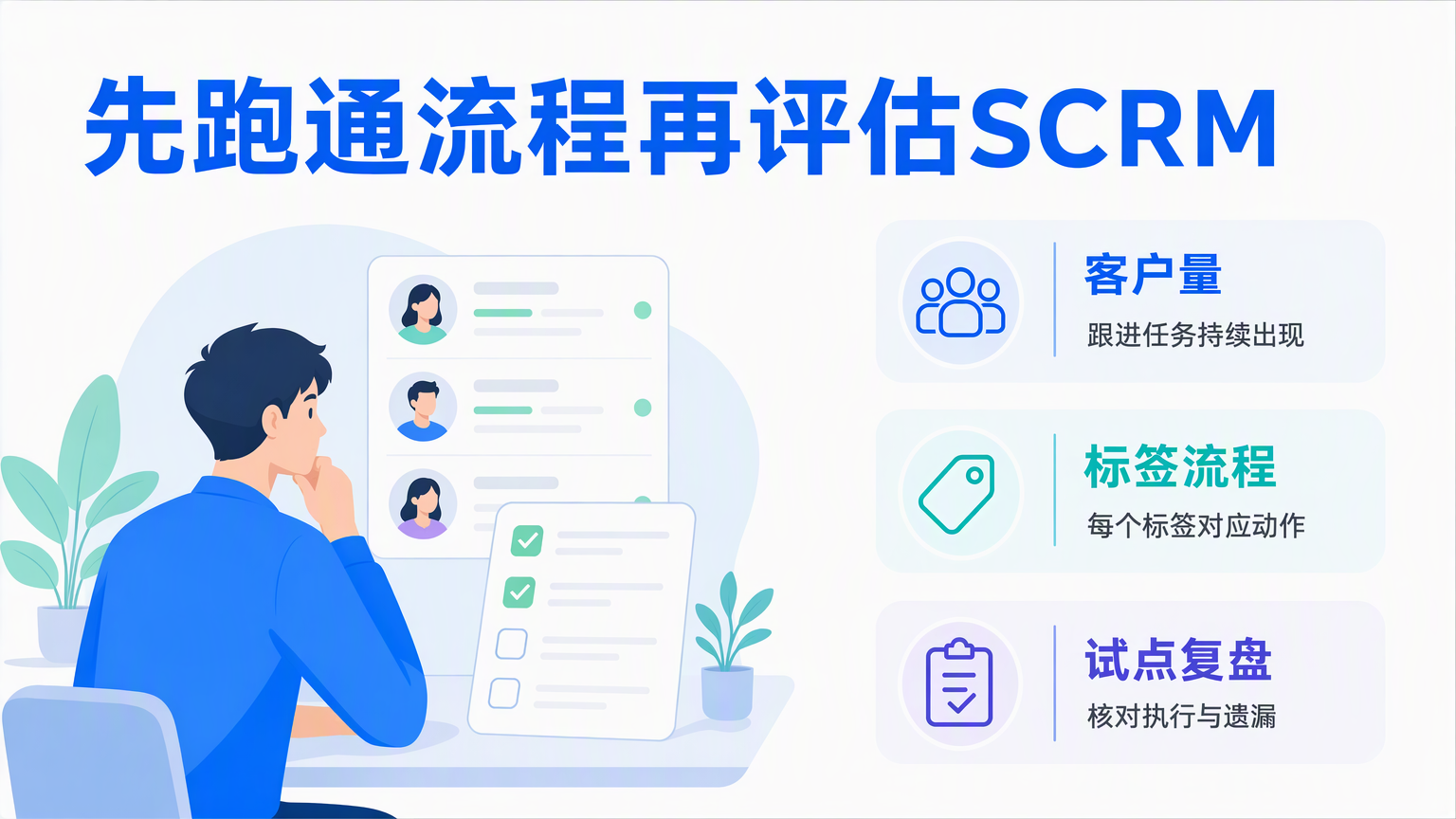 企业微信SCRM值得上吗?商家判断投入价值的试点评估方法