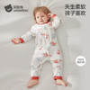 贝肽斯婴儿衣服连体衣秋季长袖桑蚕丝新生儿男女宝宝哈衣爬服秋装 商品缩略图1