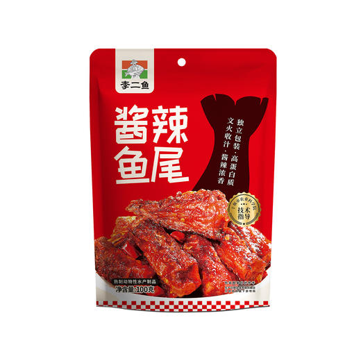 休闲零食 李二酱辣鱼尾100g/袋 商品图0